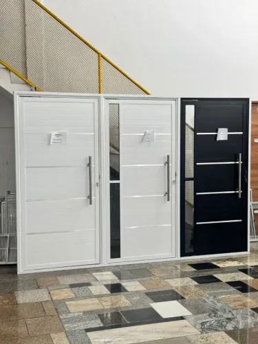 Porta Pivotante de alumínio lambril APARTIR de R$2090,00 - Direto da fábrica