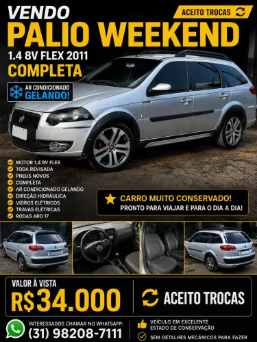 Fiat Palio Week. Attractive 1.4 Fire Flex 8V 2011
