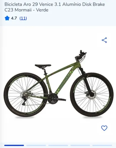 Bicicleta e acessórios