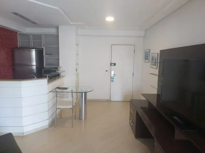 Flat para venda tem 52 metros quadrados com 1 quarto