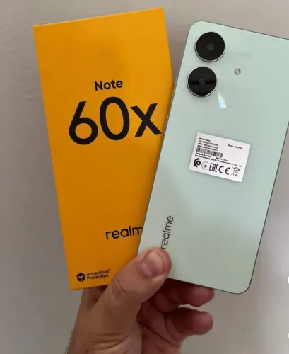 Celular Realme Note 60x - cor Top Verde - 64Gb/3