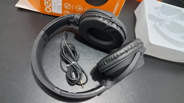 Headset OEX Flow HS-207 Fone de Ouvido com cabo para notebooks celulares computadores