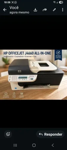 Impressora,copiadora e scanner com manualHP. Excelente! 