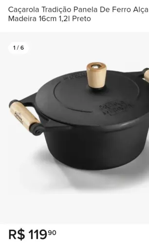 Panela de Ferro Mineira