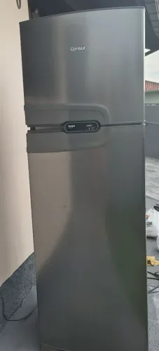 Geladeira inox Consul duplex Frost Free 277 litros 