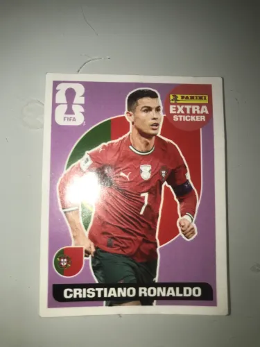 Figurinha roxo regular Cristiano ronaldo regular 