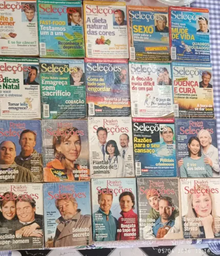 Revista Seleções, mais de 40 revistas. Aceito troca.