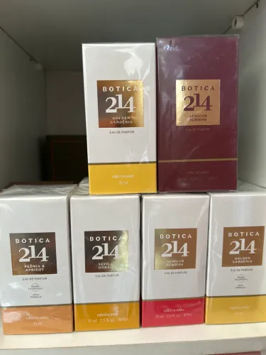 Botica 214 golden gardênia 120, outros 140
