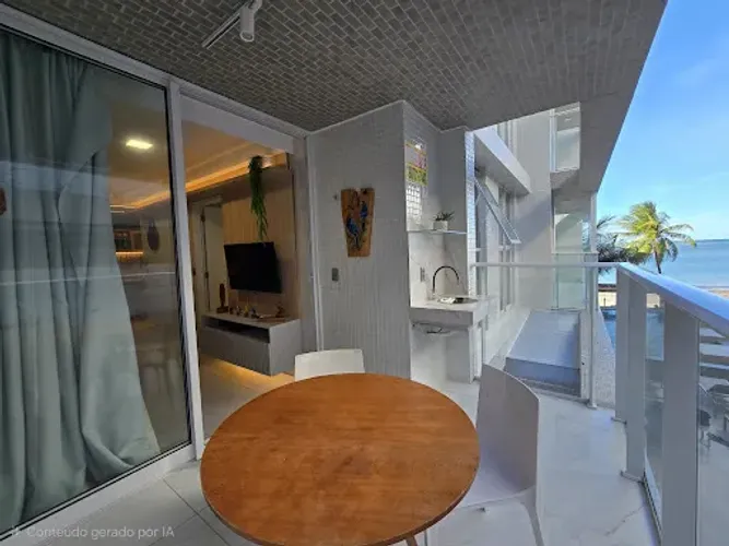Apartamento com 01 Quarto Pé na Areia no Jardim Oceania