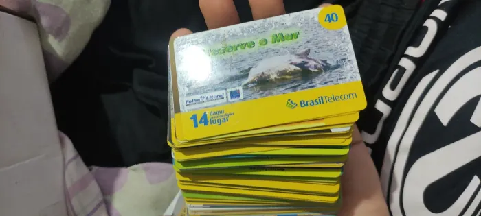 Cartões telefônicos Lote com vários cartão incluindo raros!