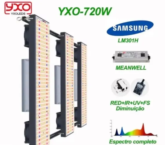 LED Samsung LM301H 720w Full Spectrum