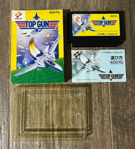 TOP GUN NES FAMICOM CIB ORIGINAL 