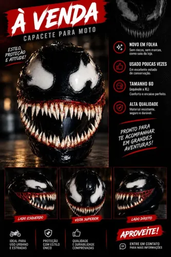 Capacete Venom 