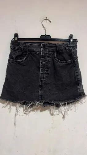 Short saia jeans Tam 34 desapego 