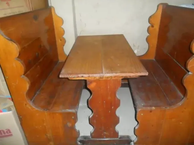 Mesa de madeira 4 lugares