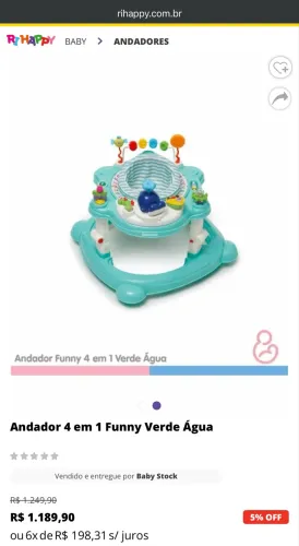 Andador Galzerano Funny 4 Em 1