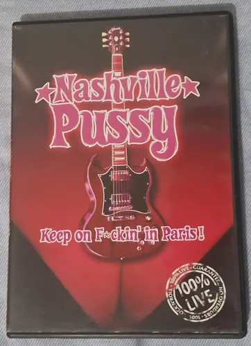 DVD NASHVILLE PUSSY Keep on Fuckin Live in Paris CANADA DVD