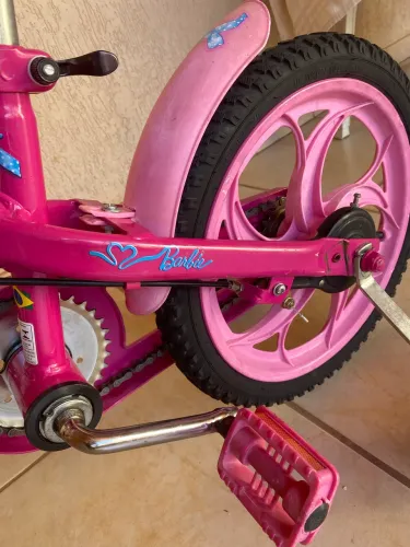 Bicicleta Caloi Barbie aro 16  (raridade) Revisada