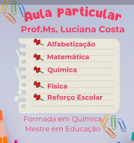 Aula Particular - Matemática e Química