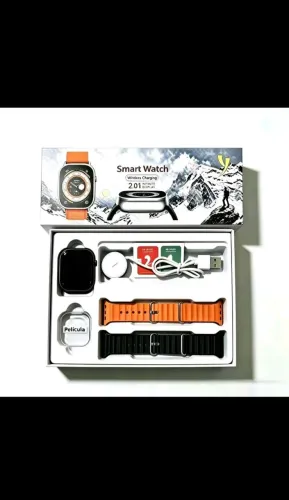 Smartwatch T900 Ultra 49mm 2.01" + Pulseira Branca de Brinde
