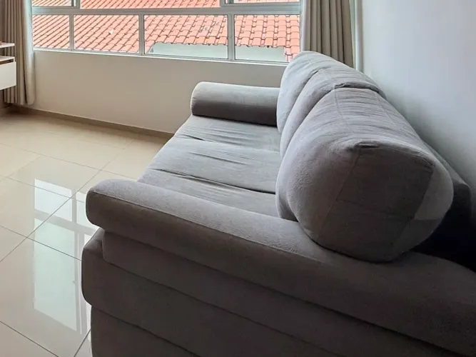 Sofá Suede 3 lugares