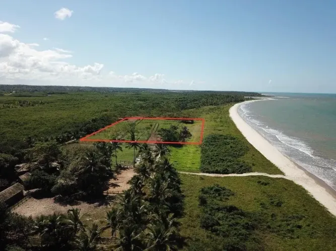 Terreno beira-mar, em Santo André, Bahia