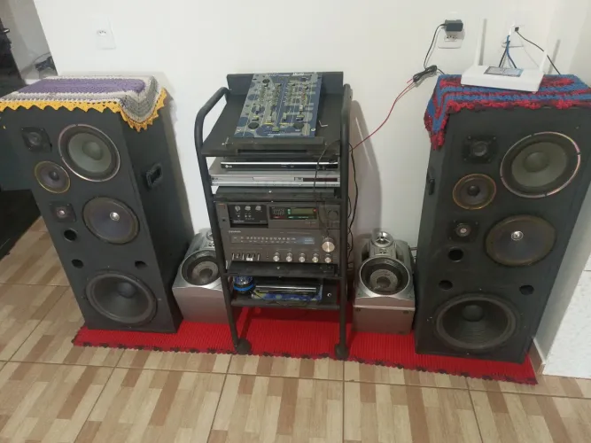 Equipamento completo de som 