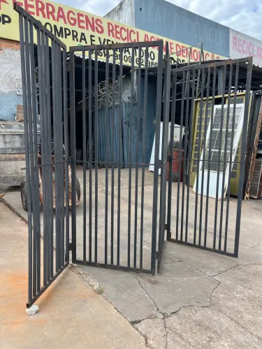 Grade sanfonada de metalon 3,30m x 2,08m