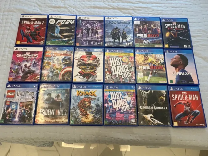 jogos de ps5 e jogos de ps4