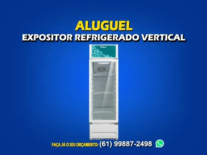Locação de expositor refrigerador 211lts diária