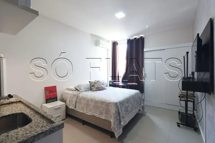 Residencial Pauliceia, flat disponível para locação com 32m² e 1 dormitório.