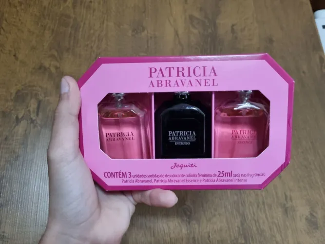 Kit 3 perfume Patricia Abravanel Jequiti. Novos.