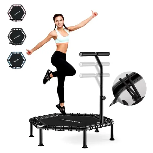 Jump Profissional Academia 250kg Cama Elastica Trampoli Mini Trampolim Para Uso DoméStico.