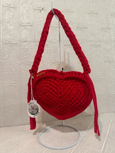 Bolsa Coração Vermelho