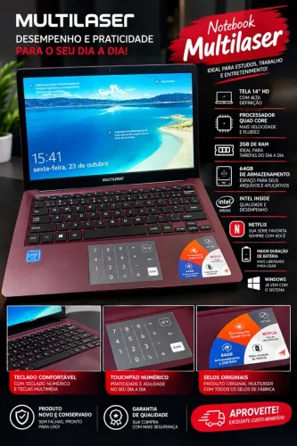 Notebook Em Perfeito Estado