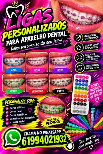 borrachas de aparelho dental