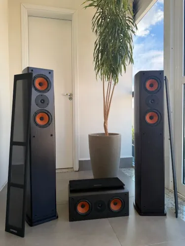 Home Theater Zippang - 2 Torres + Caixa Central (Alta Qualidade)