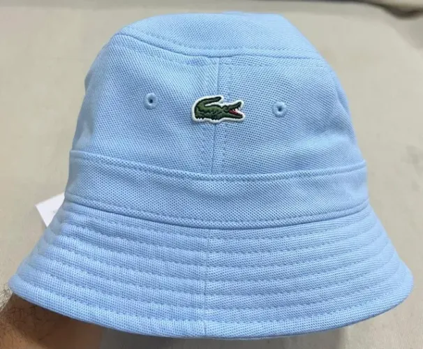 Chapéu Bucket Lacoste Blue 100% Original