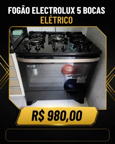 Fogão Elétrico 5 Bocas Electrolux