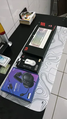 Kit periféricos todo branco 