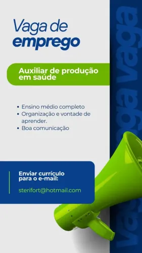 AUXILIAR DE PRODUÇÃO