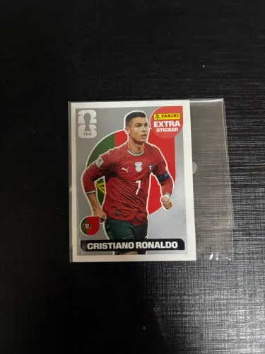 Figurinha Cristiano Ronaldo legend prata