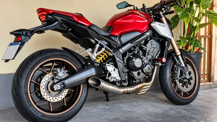 Honda Cb650r Vermelha Raça CAFÉ