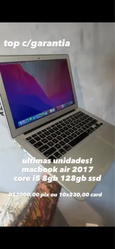 Macbook Air core i5 8gb 128gb 2017