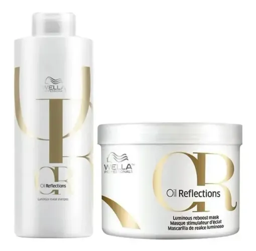 Kit Wella Oil Reflections - Sh 1l + Másc 500 Ml