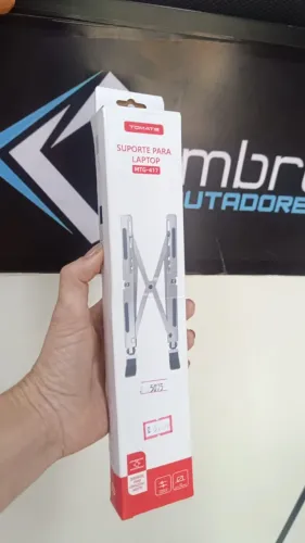 Suporte para Notebook Ajustável Dobrável Portatil Resistente Regulável Mtg417 Loja Coimbra