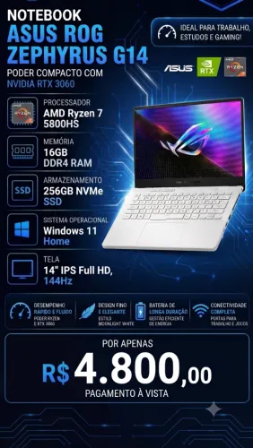 Vendo Asus Zephyrus G14
