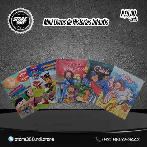 Mini Livros de Histórias Infantis 
