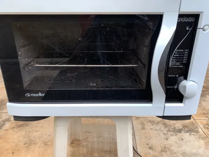 forno eletrico muller 220v 1750w 300ºc branco