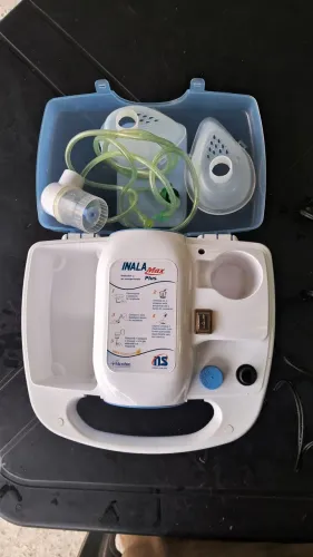 Anúncio:Inalador Nebulizador Compressor NS Inalamax Plus